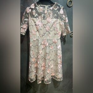 NWOT Jax Floral Embroidered Long Sleeve Dress